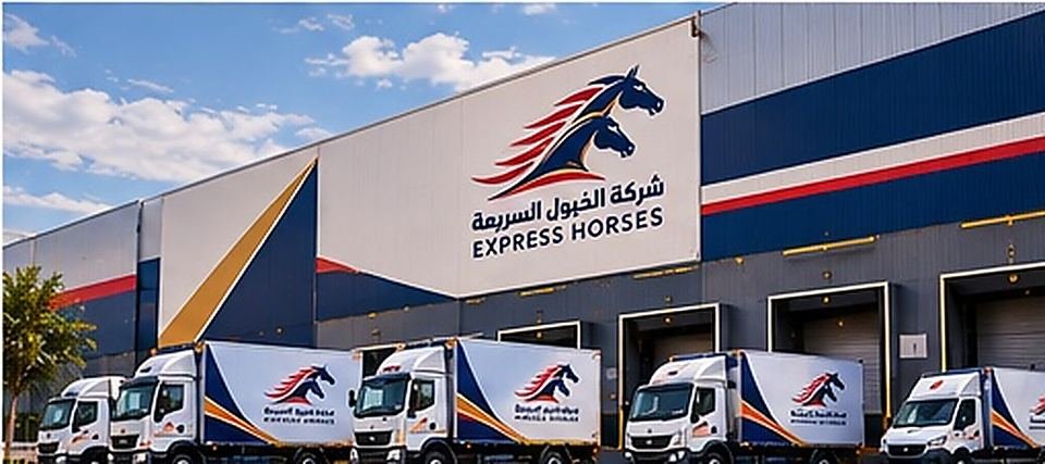 مستودع الخيول السريعة وأسطول شاحنات الصندوق